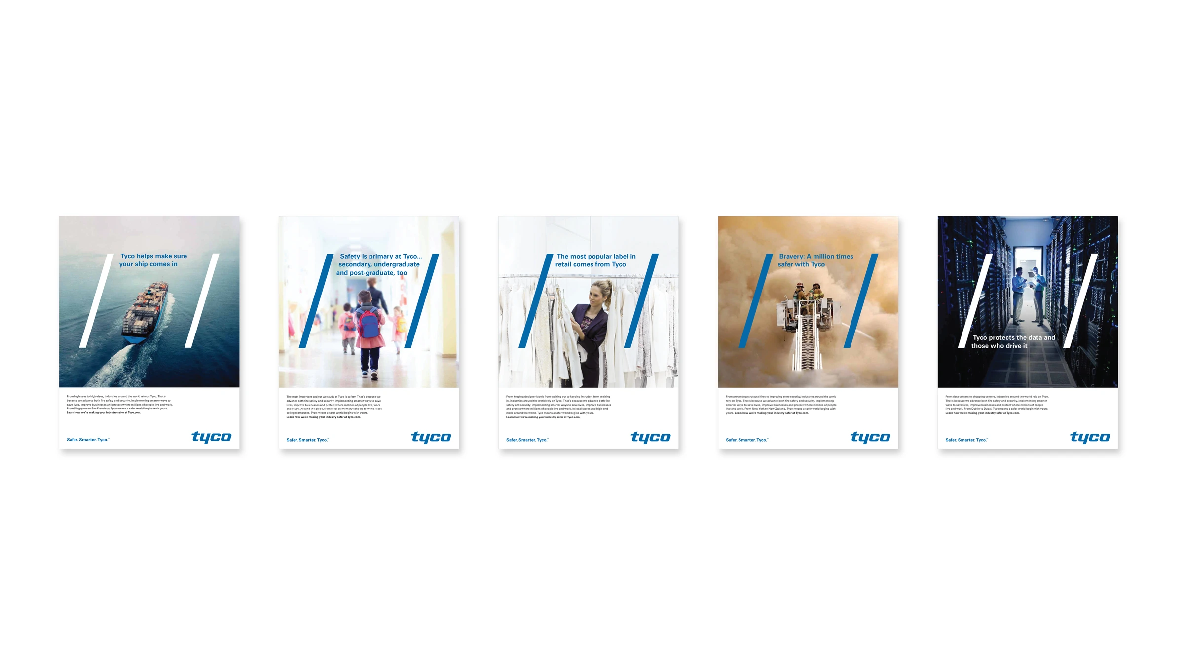 Tyco brand campaign posters